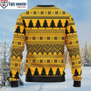 Pittsburgh Steelers Logo Print Funny Minion Ugly Christmas Sweater