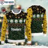 Pittsburgh Steelers Logo Print All Over Ugly Christmas Sweater