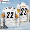 Pittsburgh Steelers Festive Ugly Christmas Sweater – The Grinch Christmas Light Design