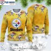 Pittsburgh Steelers Player Rushing Ugly Sweater – Unique Gift For Fans