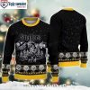 Pittsburgh Steelers Snowman And Reindeer Ugly Christmas Sweater