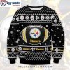 Pittsburgh Steelers Symbol Hidden Ugly Christmas Sweater