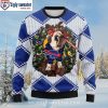 Santa Claus And Snowman – NFL Buffalo Bills Ugly Christmas Sweater