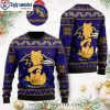 Ravens Christmas Sweater With Comical Mickey Mouse Graphics