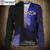 Ravens Christmas Sweater With Cute Winnie The Pooh Bear Graphics