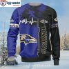 Ravens Logo Ugly Christmas Sweater – Team Colors And Design