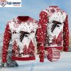 Grinch And Falcons Logo Black Ugly Christmas Sweater