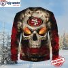 Grateful Dead San Francisco 49ers Skull Logo Ornament Christmas Sweater