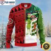 San Francisco 49ers Black Star Stripes Ugly Christmas Sweater