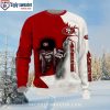 San Francisco 49ers Grinch Holding Football Wreath Ugly Xmas Sweater