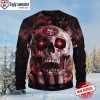 San Francisco 49ers Custom Name Santa Football Player Ugly Sweater