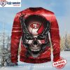 San Francisco 49ers Santa And Snowman Pattern Ugly Christmas Sweater