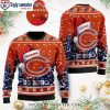 Sweet and Spicy – Chicago Bears Ugly Xmas Sweater With Gingerbread Design