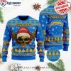 Snoopy Football Los Angeles Chargers Ugly Christmas Sweater