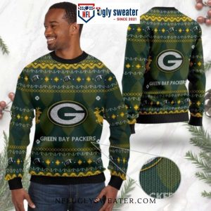 Score Big With NFL American Football Packers Ugly Christmas Sweater