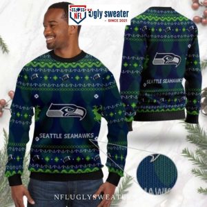 Seahawks Christmas Sweater – NFL Seattle Seahawks Logo Design For Fans