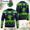 Seattle Seahawks Ugly Sweater – Embrace The Chill With Snowflake Pattern