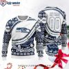 Seattle Seahawks Ugly Sweater – Embrace The Chill With Snowflake Pattern