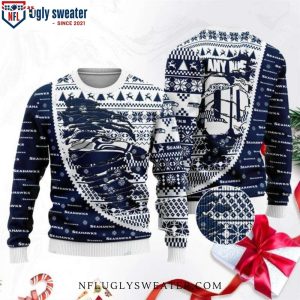 Seattle Seahawks Ugly Sweater – Embrace The Chill With Snowflake Pattern