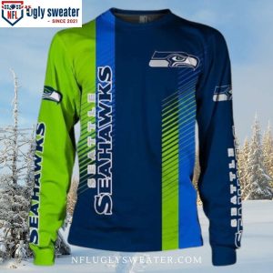 Show Your Team Spirit – Sport Design Seattle Seahawks Ugly Sweater