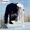 Personalized Houston Texans Football Player Christmas Sweater