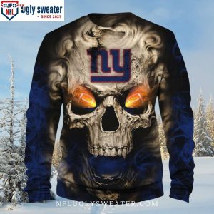 Skull Design – Ny Giants Xmas Sweater Unique Gift For Fans