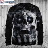 Reindeer And Logo Oakland Raiders Ugly Christmas Sweater – Cozy Attire for Fans