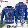 Show Your Team Spirit With Buffalo Bills Logo Ugly Christmas Sweater