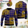 Snowy Delight For Ravens Fans – Baltimore Ravens Christmas Sweater