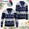 Personalized Mascot Dallas Cowboys Ugly Christmas Sweater – Custom Name