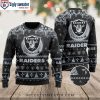 Trendy Oakland Raiders Ugly Christmas Sweater with Grinch Design – Perfect Gift For Him