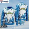 Football Player Los Angeles Chargers Personalized Christmas Ugly Sweater