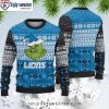 NFL Detroit Lions Ugly Sweater – American Football Helmet Motifs