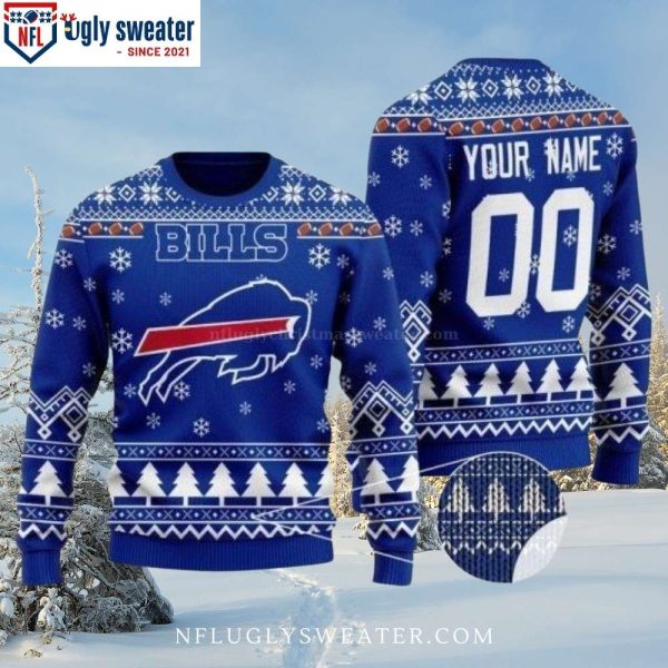 Stay Cozy With Custom Buffalo Bills Logo Sweater – Spread Holiday Cheer