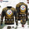 Steeler Nation’s Fun Christmas Sweater – Logo Print Design