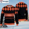 NFL Golden Skull Bengals – Logo Print Ugly Christmas Sweater