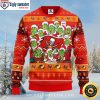 Tampa Bay Buccaneers Red And White Festive Christmas Sweater