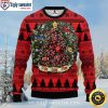 Los Angeles Rams Blue And Yellow Striped Christmas Sweater