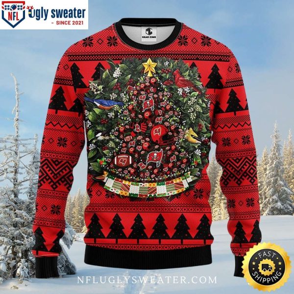 Tampa Bay Buccaneers Christmas Tree Design – Ugly Xmas Sweater