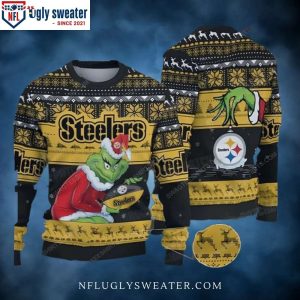 The Grinch And Pittsburgh Steelers Ugly Sweater Unique Gift For Fans