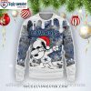 Snowflakes Pattern – Dallas Cowboys Ugly Christmas Sweater