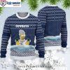 Cozy Up With Chicago Bears – Ugly Sweater Featuring Flannel Design