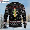 Snowflakes And Logo Las Vegas Raiders Ugly Christmas Sweater – A Unique Gift