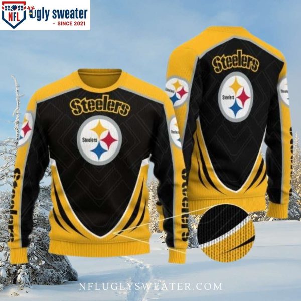 Trendy Pittsburgh Steelers All Over Print Xmas Sweater