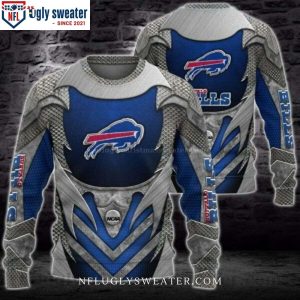 Unique Buffalo Bills Ugly Christmas Sweater – Embrace The Warrior Spirit