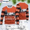 Unique Cincinnati Bengals Snowflake Ugly Christmas Sweater