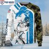 NFL Lions Ugly Sweater – Festive Detroit Lions Logo For Fans