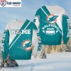 Unique Miami Dolphins Gifts – Winter Graphic Ugly Christmas Sweater