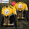 Pittsburgh Steelers Logo Print Ugly Christmas Sweater With Ben Roethlisberger