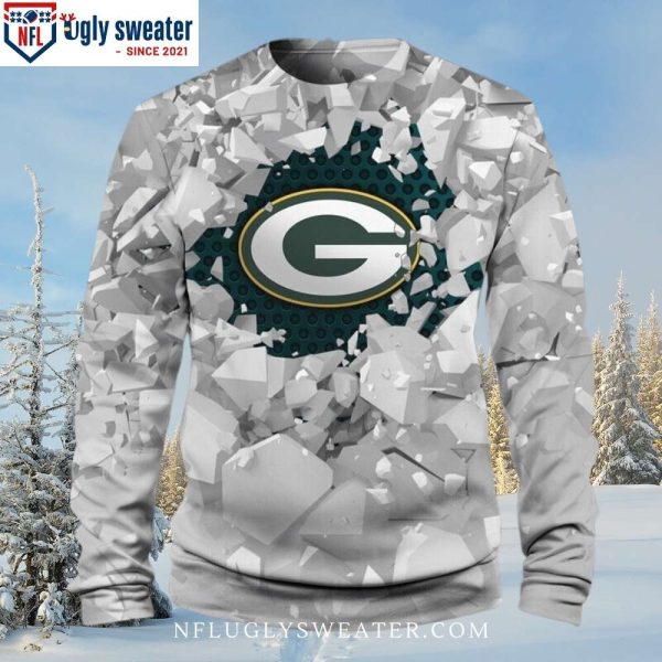 Unwrap Team Spirit – Green Bay Packers Ugly Sweater For Fans